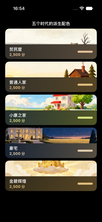 努力涨成看得见的房子